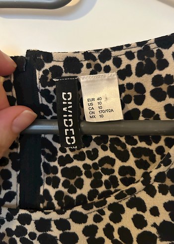 Kolsuz Mini Leopar Desenli Elbise - Görsel 3