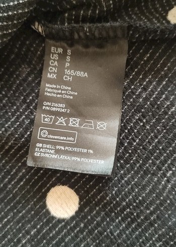 s Beden siyah Renk V Yaka Puantiyeli Yazlık Elbise