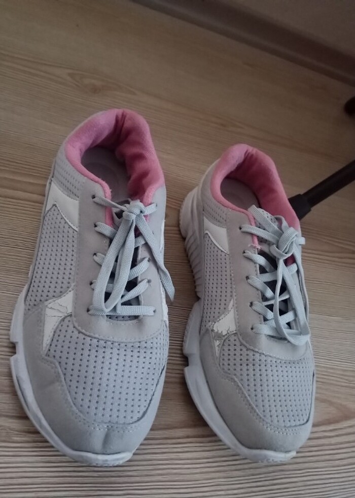 Gri Spor Ayakkabı  - Görsel 4