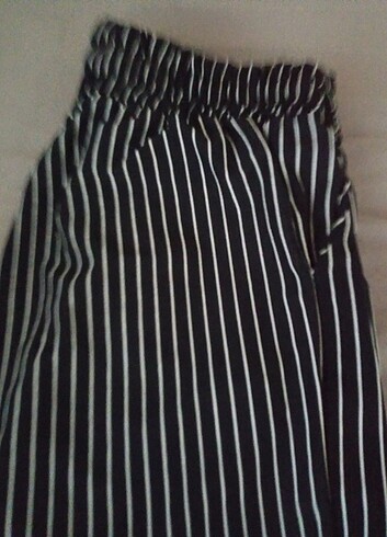 Çizgili Yazlık Pantolon - Görsel 2