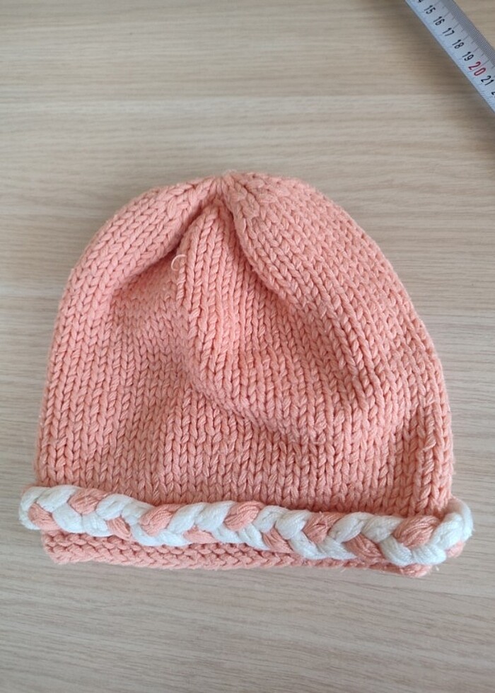 Kız Çocuğu Örme Şapka  - Görsel 3