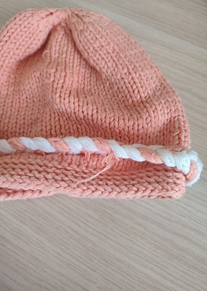 Kız Çocuğu Örme Şapka  - Görsel 4