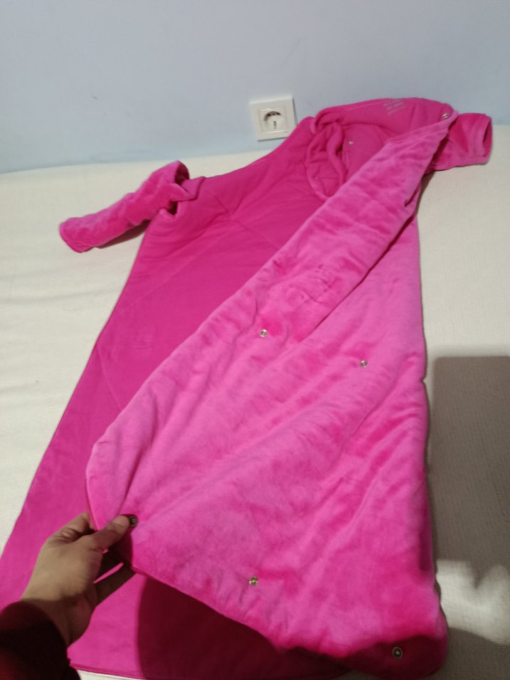 Pembe Baskılı Çocuk Uyku Tulumu 24/36 ay - Görsel 3