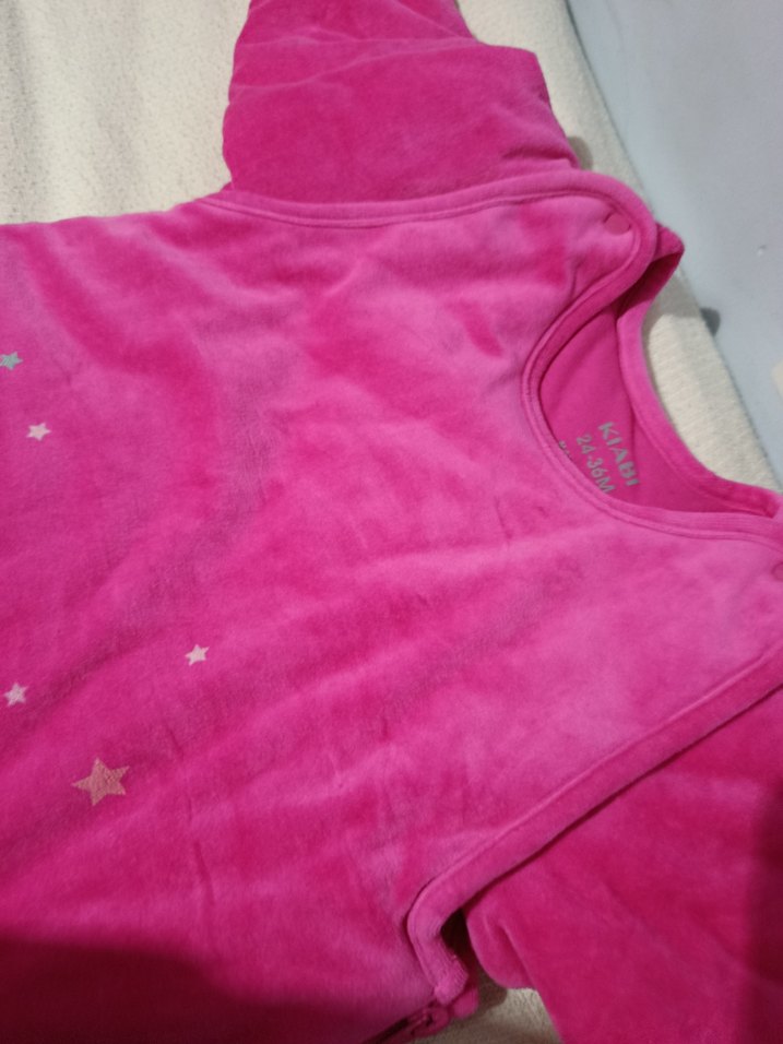 Pembe Baskılı Çocuk Uyku Tulumu 24/36 ay - Görsel 2