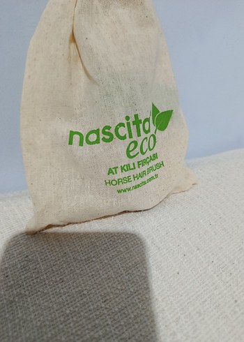 Yeşil At Kılı Saç Fırçası - Nascita Eco - Görsel 4