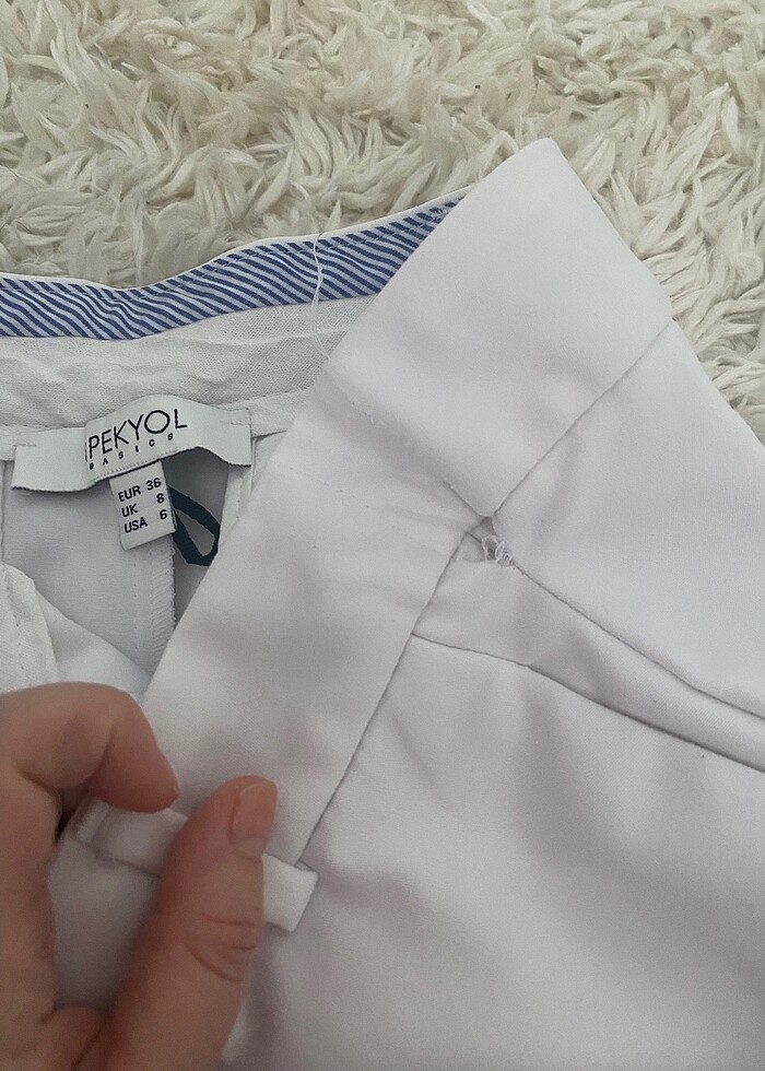 İpekyol beyaz cigarette pantalon - Görsel 4
