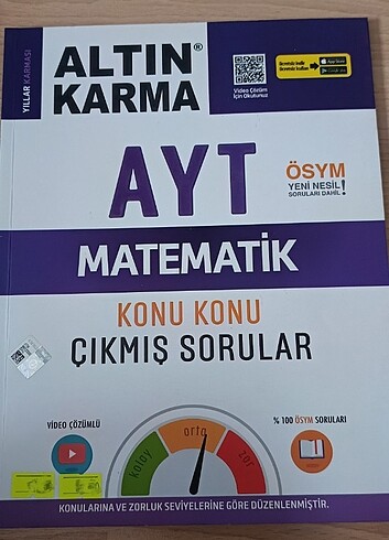 Altın karma ayt yks tyt matematik çıkmış soru