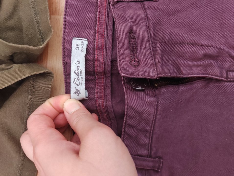 Colins Düğmeli Kahverengi Bohem Mini Şort - Görsel 3