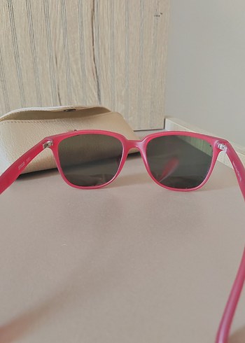 Parlak Pembe Retro Kadın Güneş Gözlüğü - Görsel 2