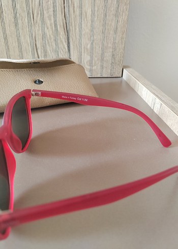 Parlak Pembe Retro Kadın Güneş Gözlüğü - Görsel 3