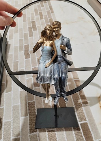 Altın ve Gri Renkli Aşıklar Biblosu - Görsel 2