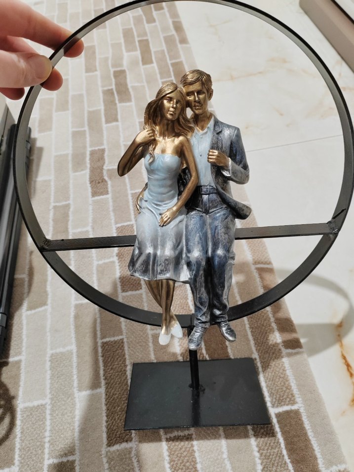 Altın ve Gri Renkli Aşıklar Biblosu - Görsel 2