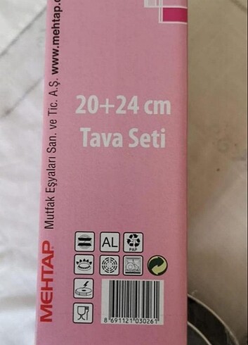  Beden ten rengi Renk İkili tava seti