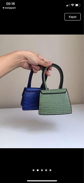 Jacquemus Mini boy zincirli el çantası