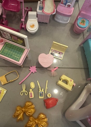 Beden Renk Pembe Bebek Figürü ve Aksesuarları