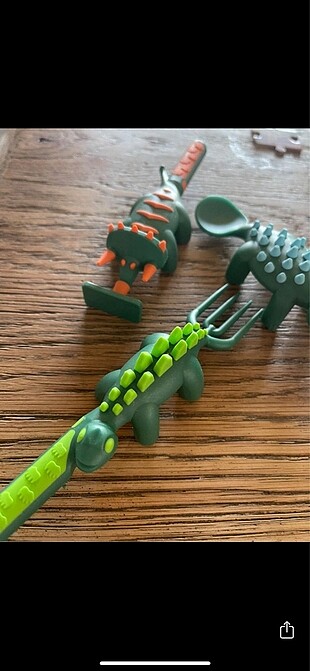 Diğer Myminibaby Dino gereçleri 3 lü yemek seti