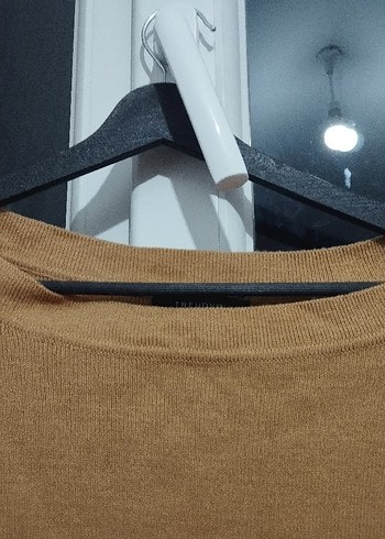 Bej Süet Kemerli Kadın Triko - Görsel 4