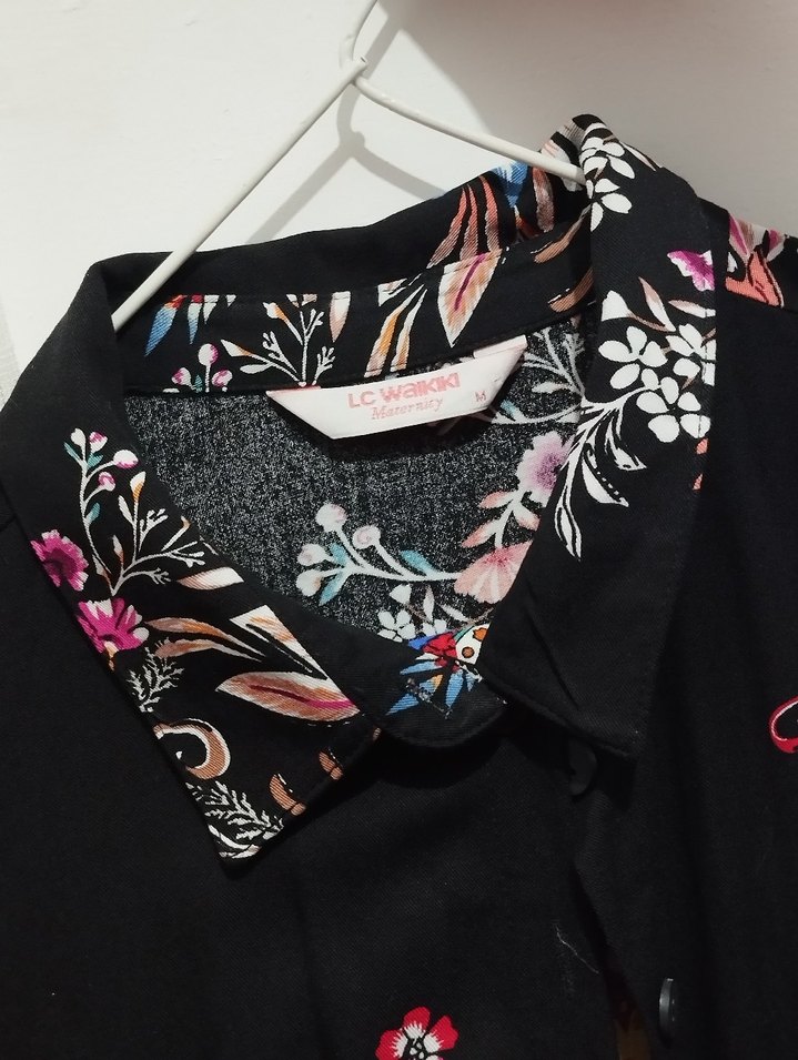 Çiçek Desenli Bohem Uzun Elbise - Görsel 4