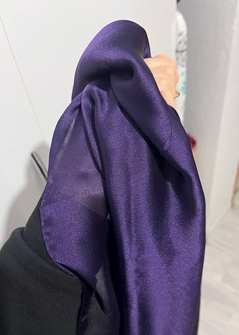 Mor Drapeli Uzun Kadın Elbise - Görsel 6