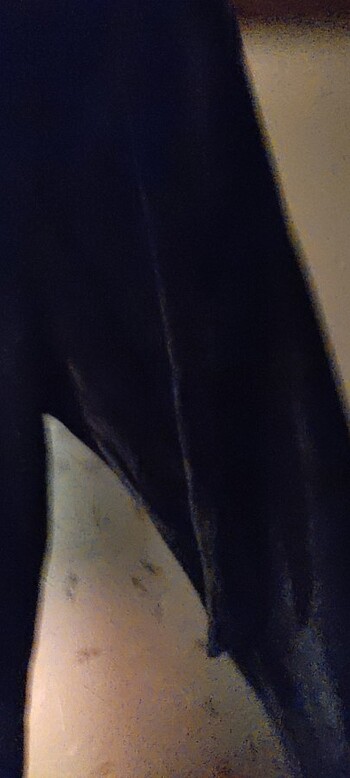 Siyah kadife pantalon - Görsel 3