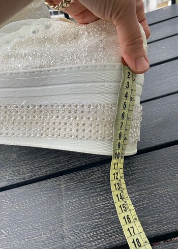 40 Beden 10 Cm Beyaz Platform Topuklu Kadın Spor Ayakkabı