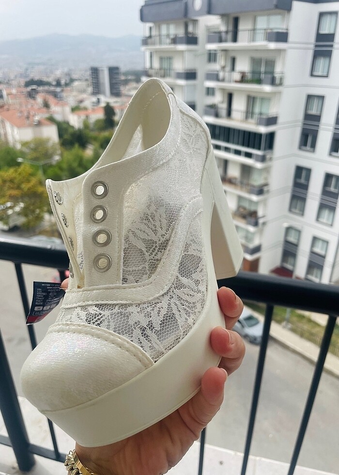 Gelin Ayakkabısı 10 cm - Görsel 2
