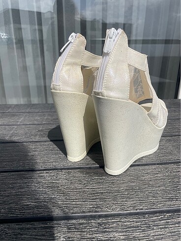 38 Beden 14 cm GELİN AYAKKABıSI 38 No