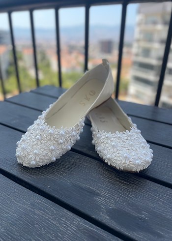 Dantel Detaylı Gelin Babeti - Görsel 5