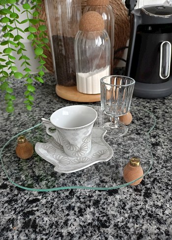 Desenli gri Kahve Fincanı