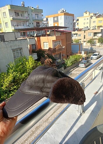 Diğer Kürklü kulaklıklı şapka