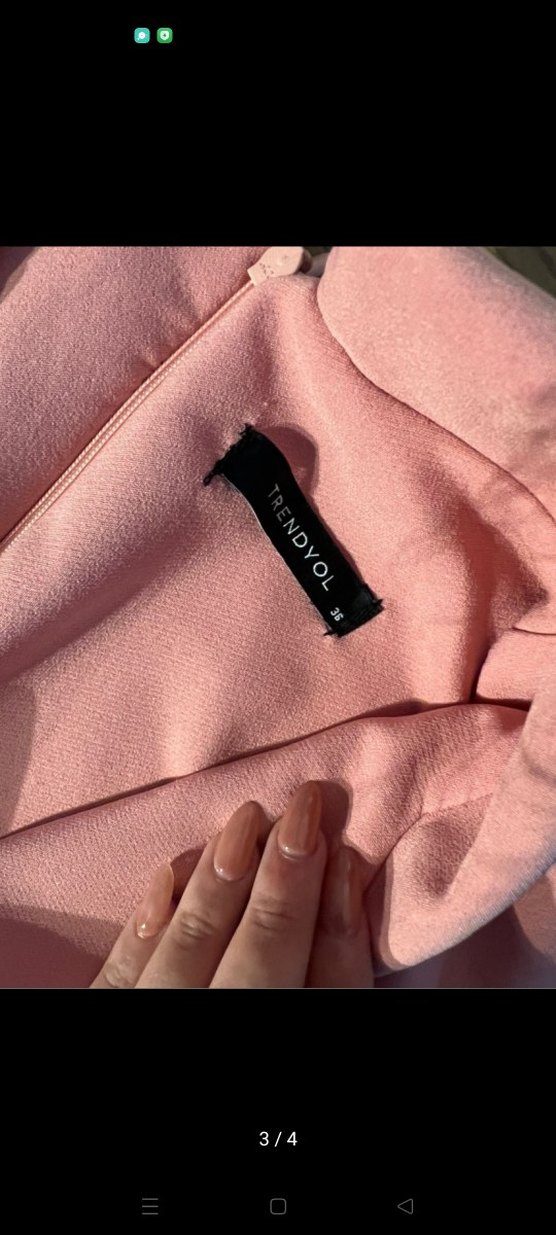 Pembe Kemerli Kadın Midi Tulum - Görsel 4