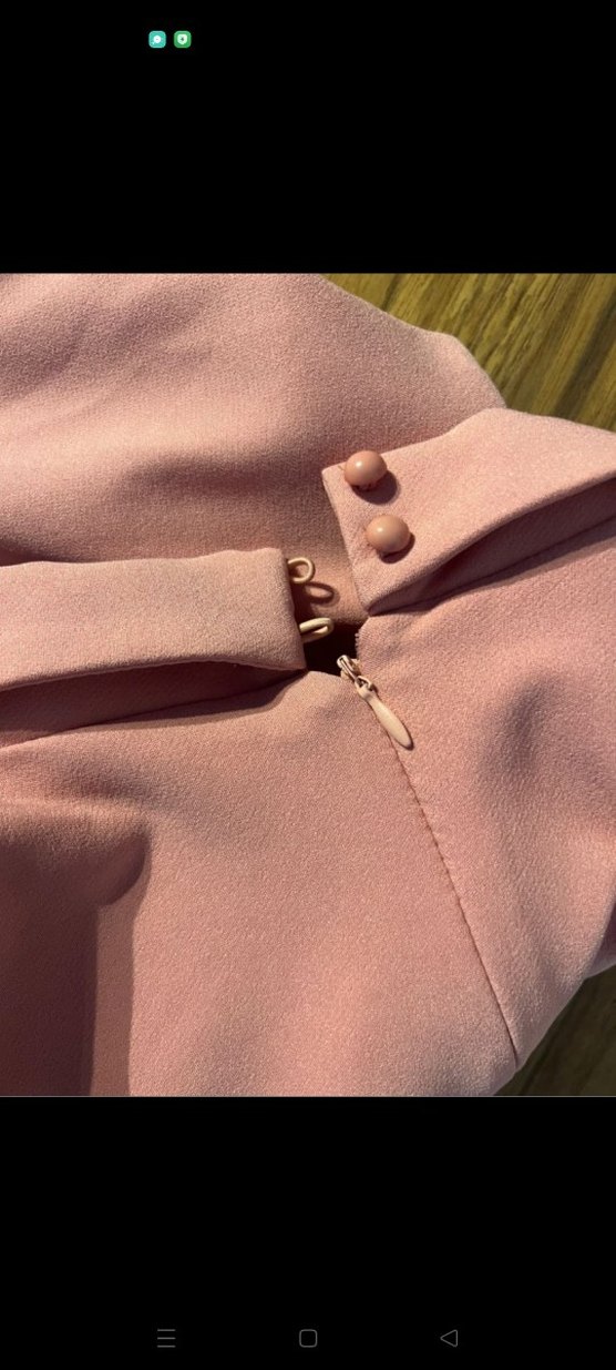 Pembe Kemerli Kadın Midi Tulum - Görsel 3