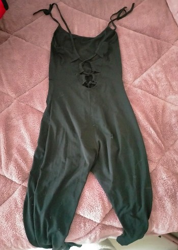 Siyah Saten Straplez Uzun Tulum - Görsel 5