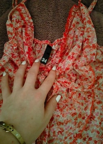 Pembe Askılı Bluz - Görsel 3