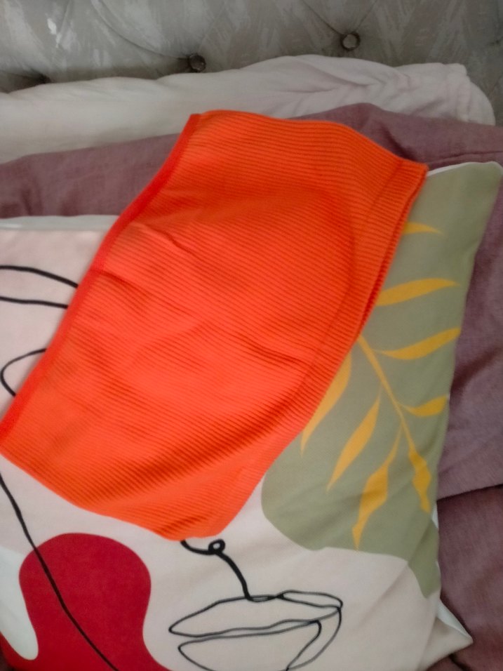 Turuncu Straplez Mini Büstiyer - Görsel 5