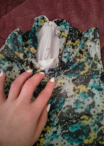 Kadın Çok Renkli İnce Fit Kalem Elbise - Görsel 7