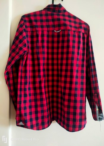 Uzun Kollu Kırmızı Ekose erkek Gömlek - Görsel 3