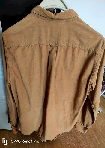 Düğmeli Kahverengi Süet Erkek Gömlek - Görsel 2