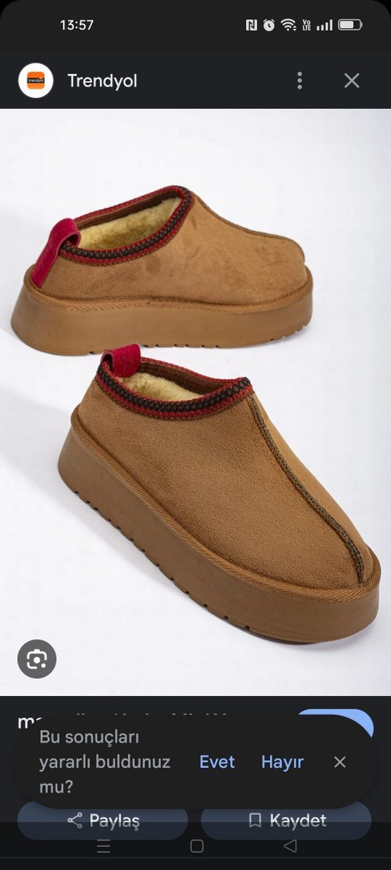 Kadın Kahverengi Süet Platform Topuklu Terlik - Görsel 4