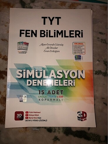 3D TYT FEN BILIMLERI DENEME