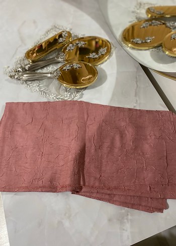 Bej Kadın Keten Şal - Görsel 2