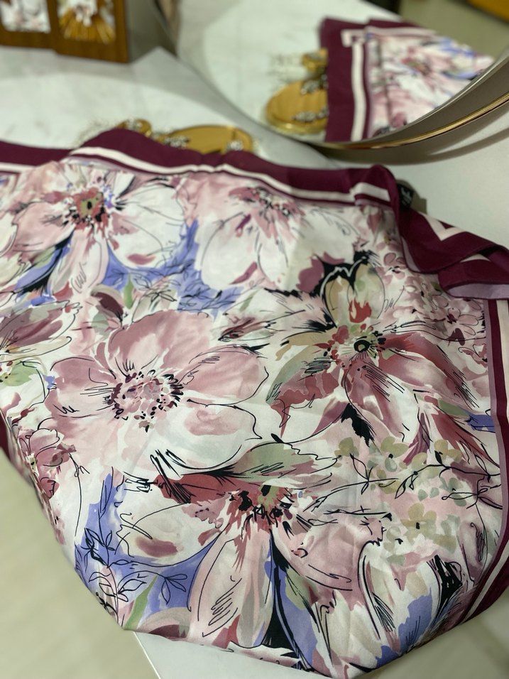 Bohem Çok Renkli Kadın Şal - Görsel 2