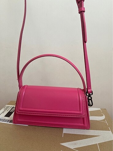 Beden Zara mini city pembe çanta