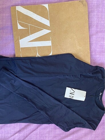 Zara Zara lacivert bluz