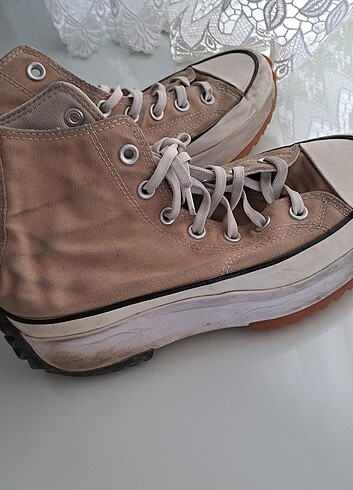 38,5 Beden camel Renk #converse # spor ayakkabı