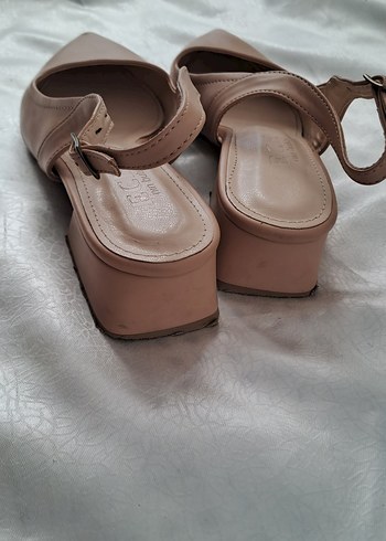 40 Beden ten rengi Renk Bej Minimalist Stiletto Topuklu Kadın Ayakkabı