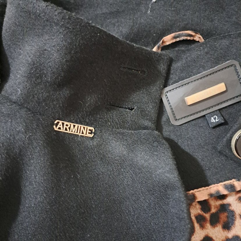 Leopar Desenli Kadın Uzun Kaban - Görsel 4