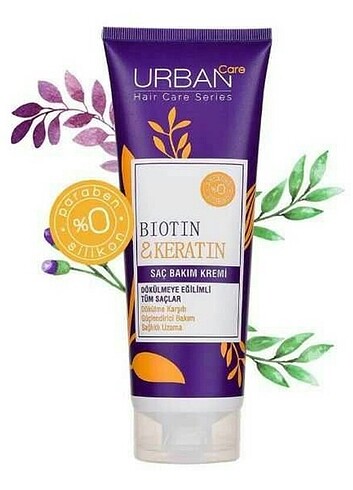 Urban Care Biotin & Keratin Dökülme Karşıtı Saç Bakım Kremi 250 