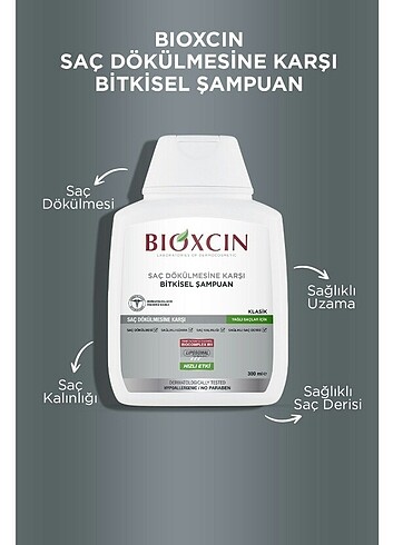 Beden Bioxcin Genesis Saç Dökülmesine karşı Bitkisel Şampuan üçlü pake