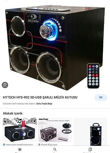 Hytech hys 902 müzik kutusu hoparlör